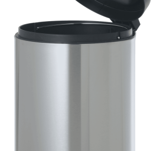 EverClean 4.5 Liter Compact Round Brushed Stainless Steel Trash Can