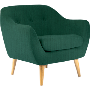 Serenity Luxe Armchair • Knitted Wool • Forest Green