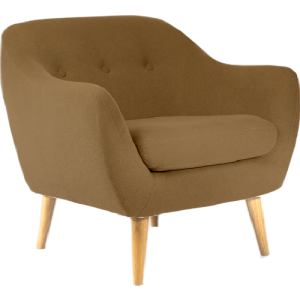 Serenity Luxe Armchair • Linen Blend • Honey Beige