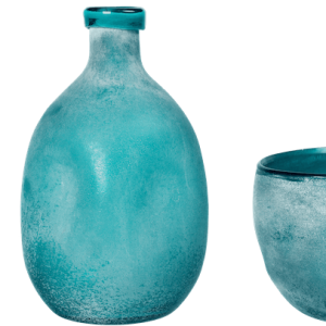 Glorup Small Blue Ceramic Vases Set
