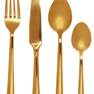 Antoinette Cutlery Set • Brushed Gold
