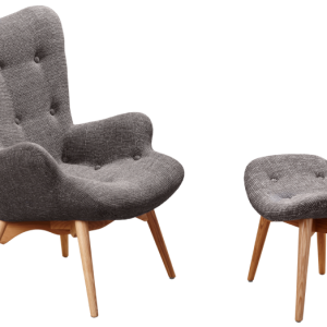 ErgoKyoto Standard Chair And Footstool Set