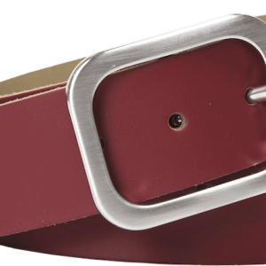 Mizuni Tanning Bordeaux Leather Casual Belt Accessory