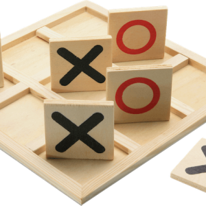 Treecraft 5x5 Wood Tic Tac Toe Game