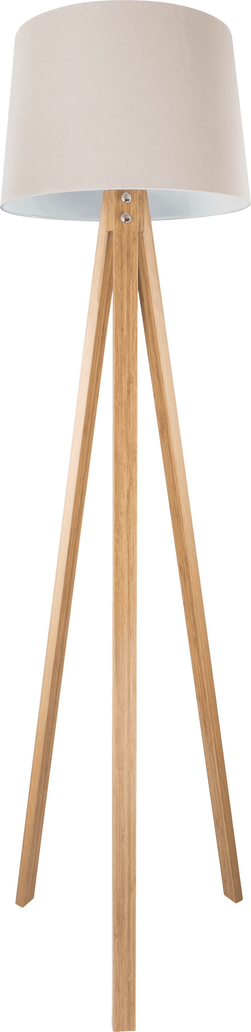 Alfred Dupont Wood Tripod Floor Lamp