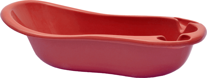 Baby's World Newborn to Toddler Bathtub • Red