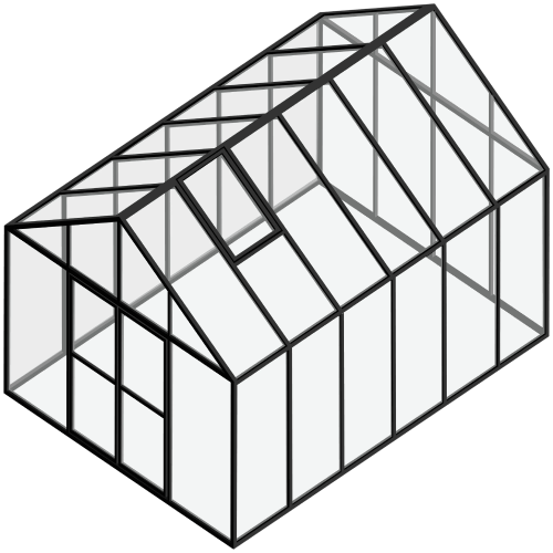 Greenhouse Glass 6.4 m²