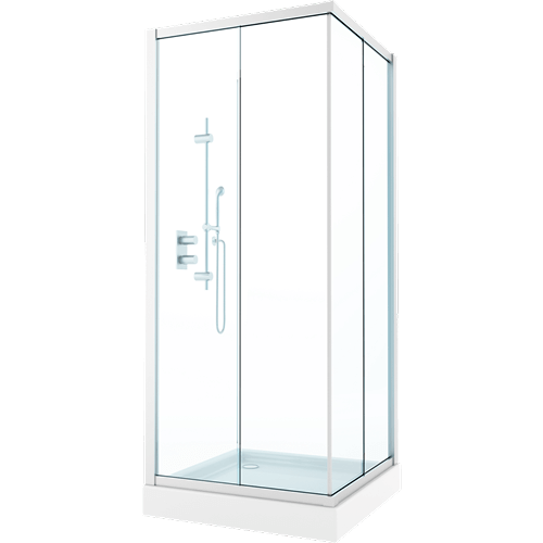 Shower Enclosure Glass White