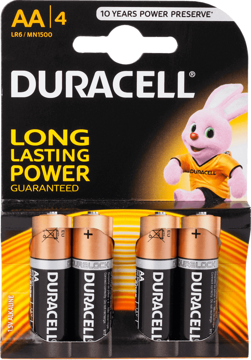 Duracell Long Lasting Power AA Batteries