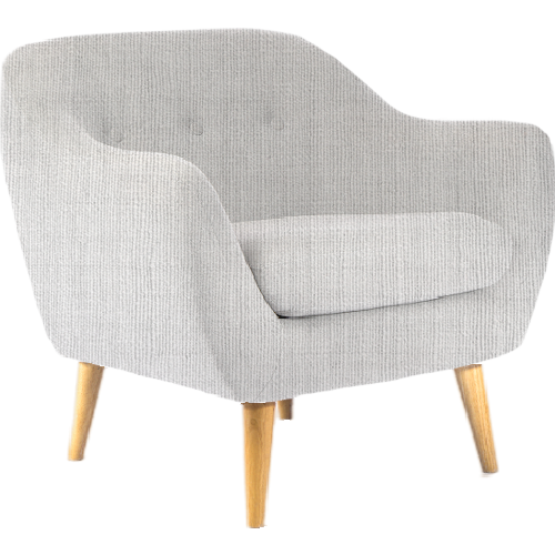 Serenity Luxe Armchair • Knitted Wool • Ash Grey