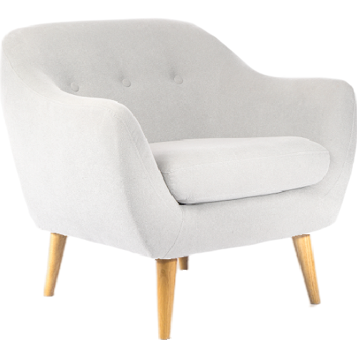 Serenity Luxe Armchair • Linen Blend • Ash Grey