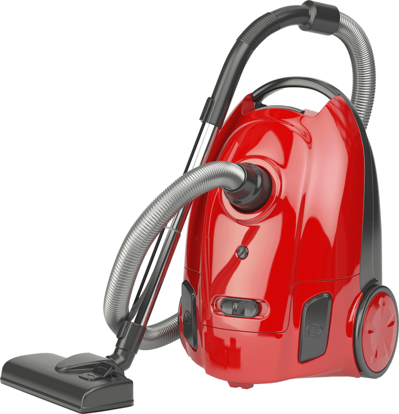 RugButler H-1000 Turbo Red Canister Vacuum Cleaner