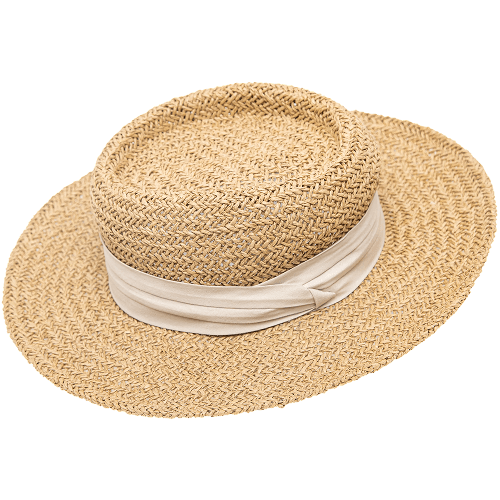 Straw Ribbon Hat