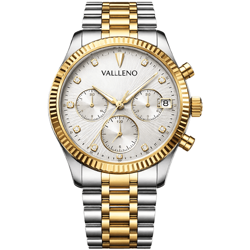 Two-Tone Chronograph Watch