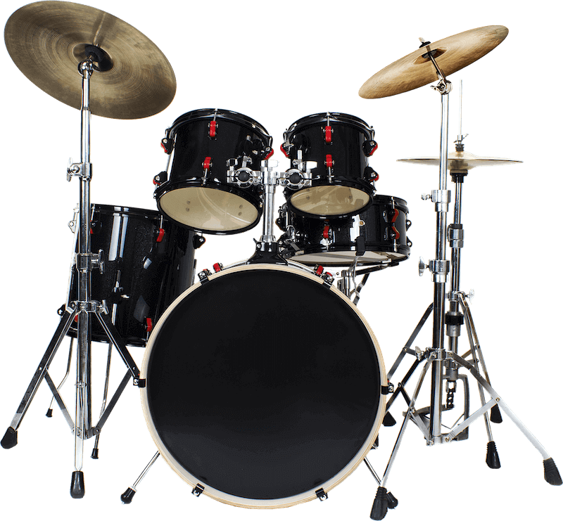 Zango Full Size Adult Drum Set With Batter Heads