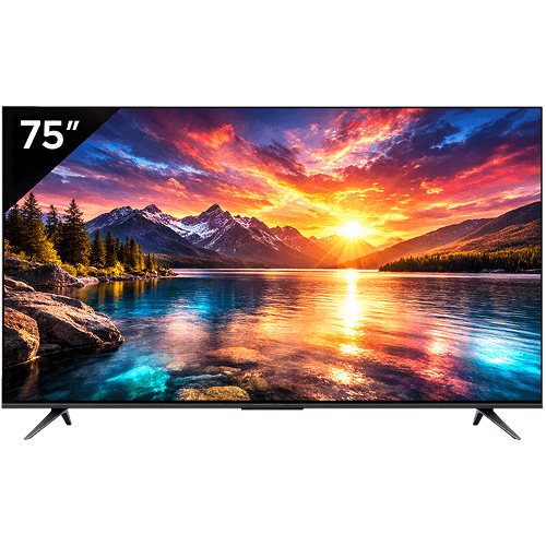 TechGlow Quantum 75" 4K QLED TV