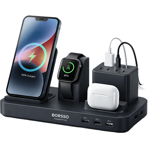 Borsso PowerHub 6-in-1 Charging Station